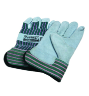 Leather Single Palm Industrial Safety Work Glove, Reliable Protection Against Abrasions and Cuts, Ergonomically Designed for Construction, Assembly, and Warehouse Tasks, Durable, Comfortable Fit